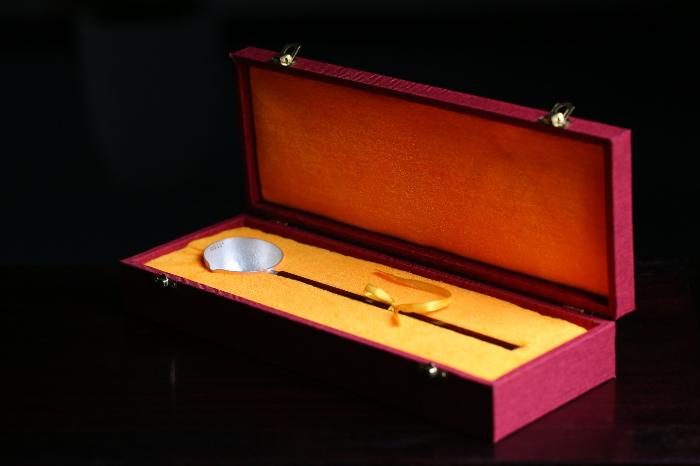 紫檀 · 分茶器 舀茶勺