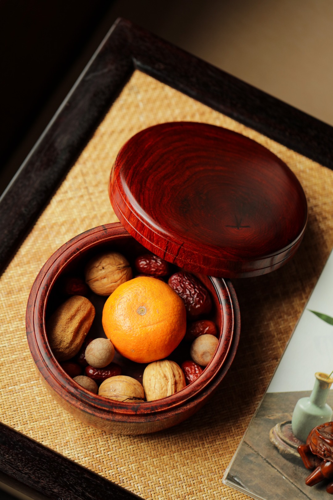 小叶紫檀 | 圆盖盒