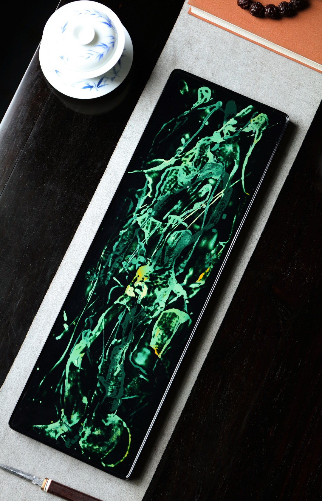 大漆 宝石绿 | 干泡台