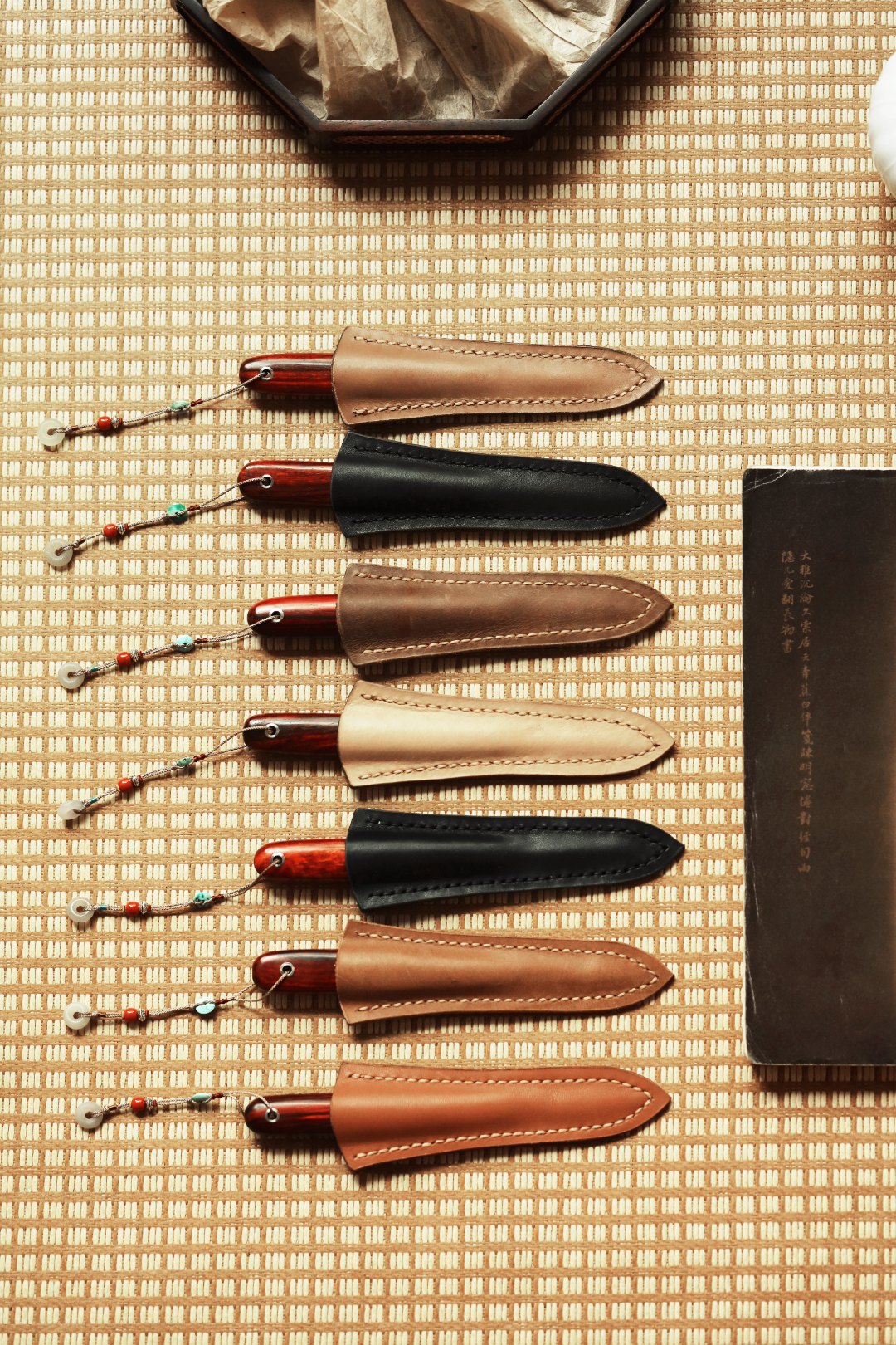 小叶紫檀 | 大马士革圆头茶刀