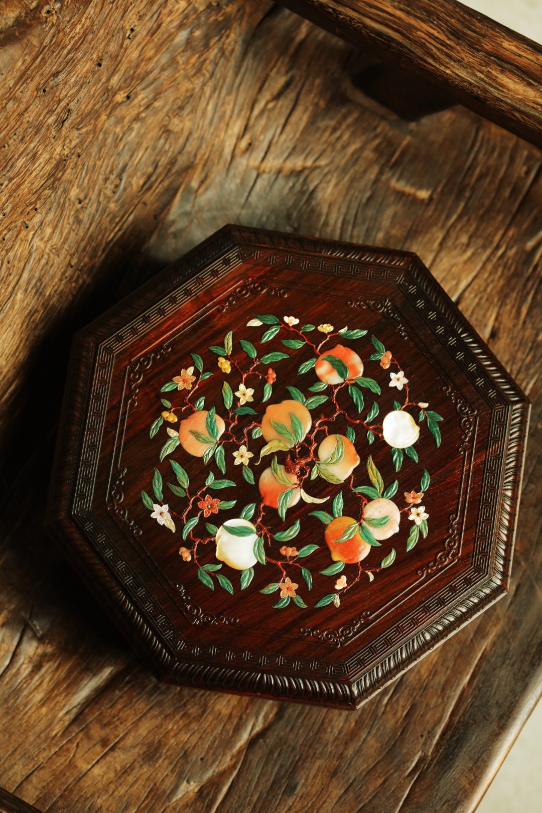 酸枝| 福寿·百宝果盒