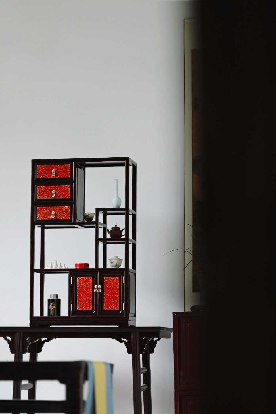 血檀【星空】茶边柜