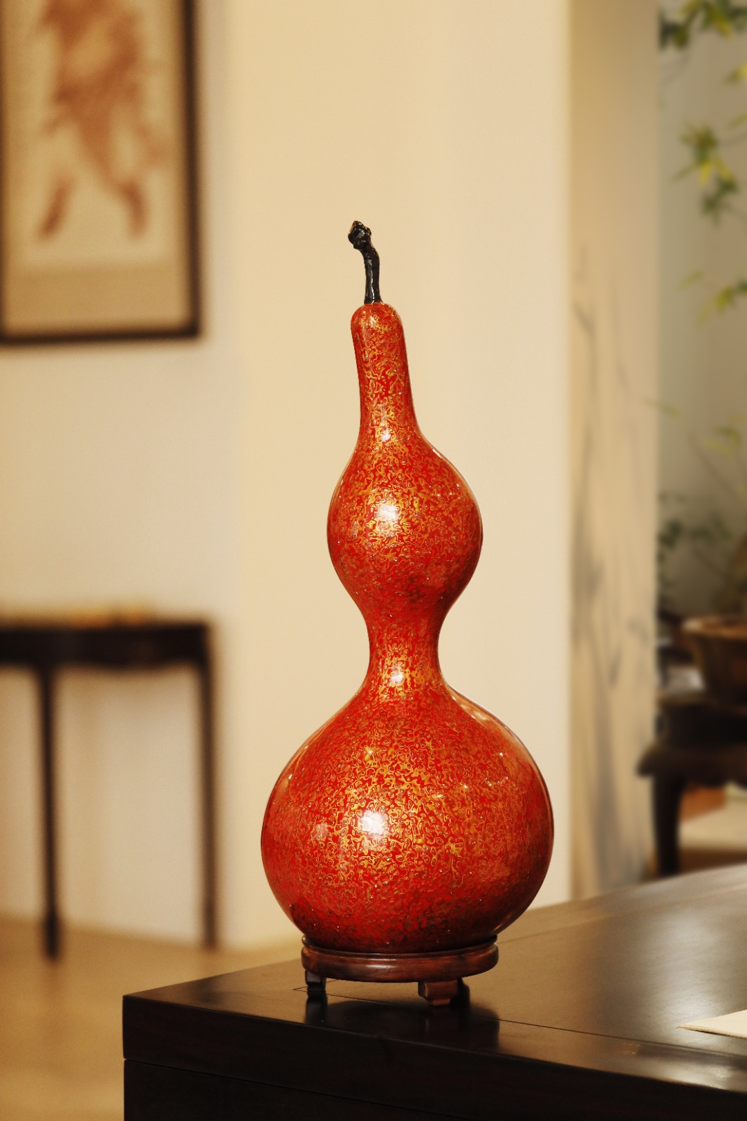 超大号【福禄·红金】摆件·HL0036