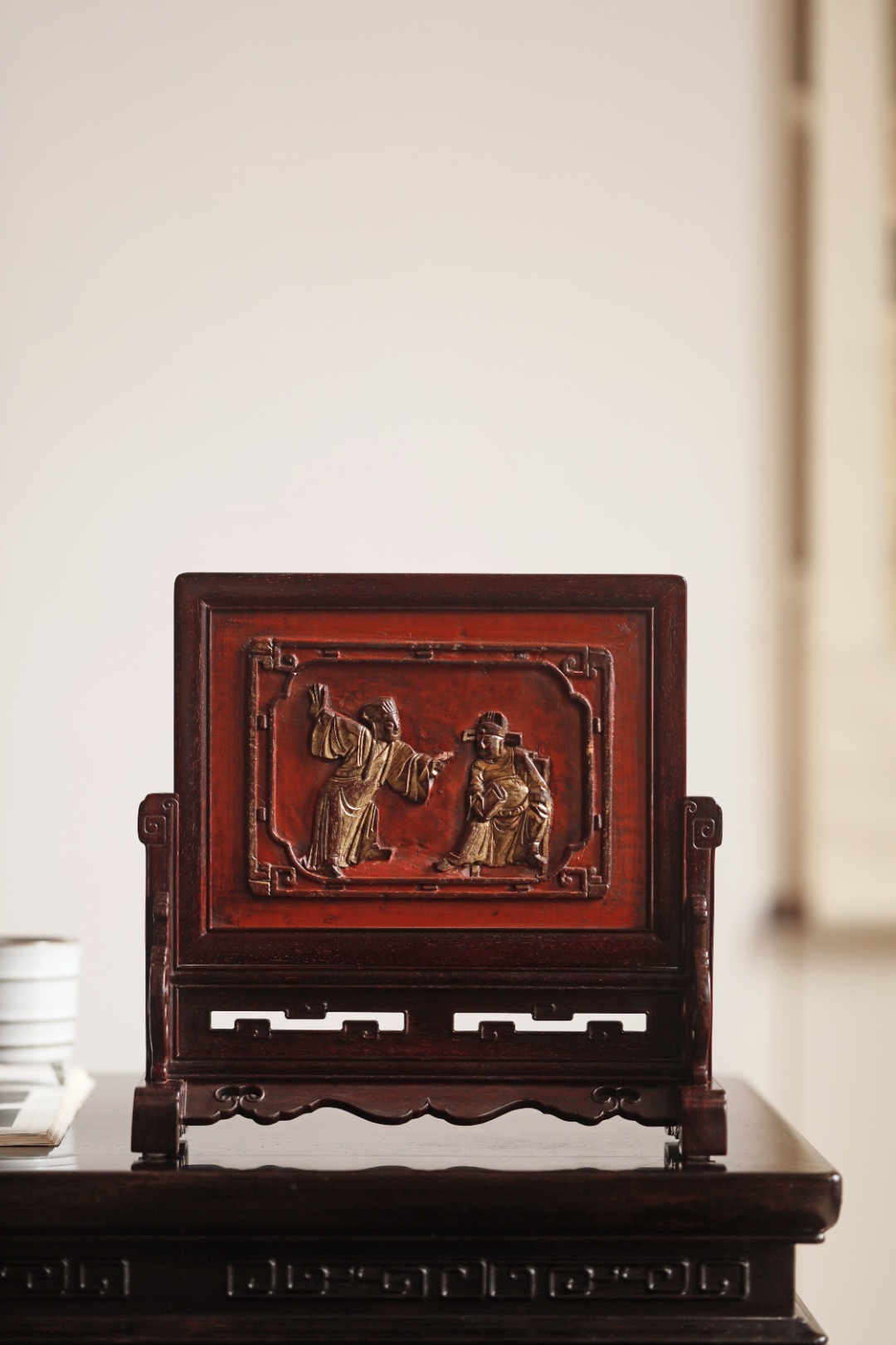 紫檀x老花板 | 插屏