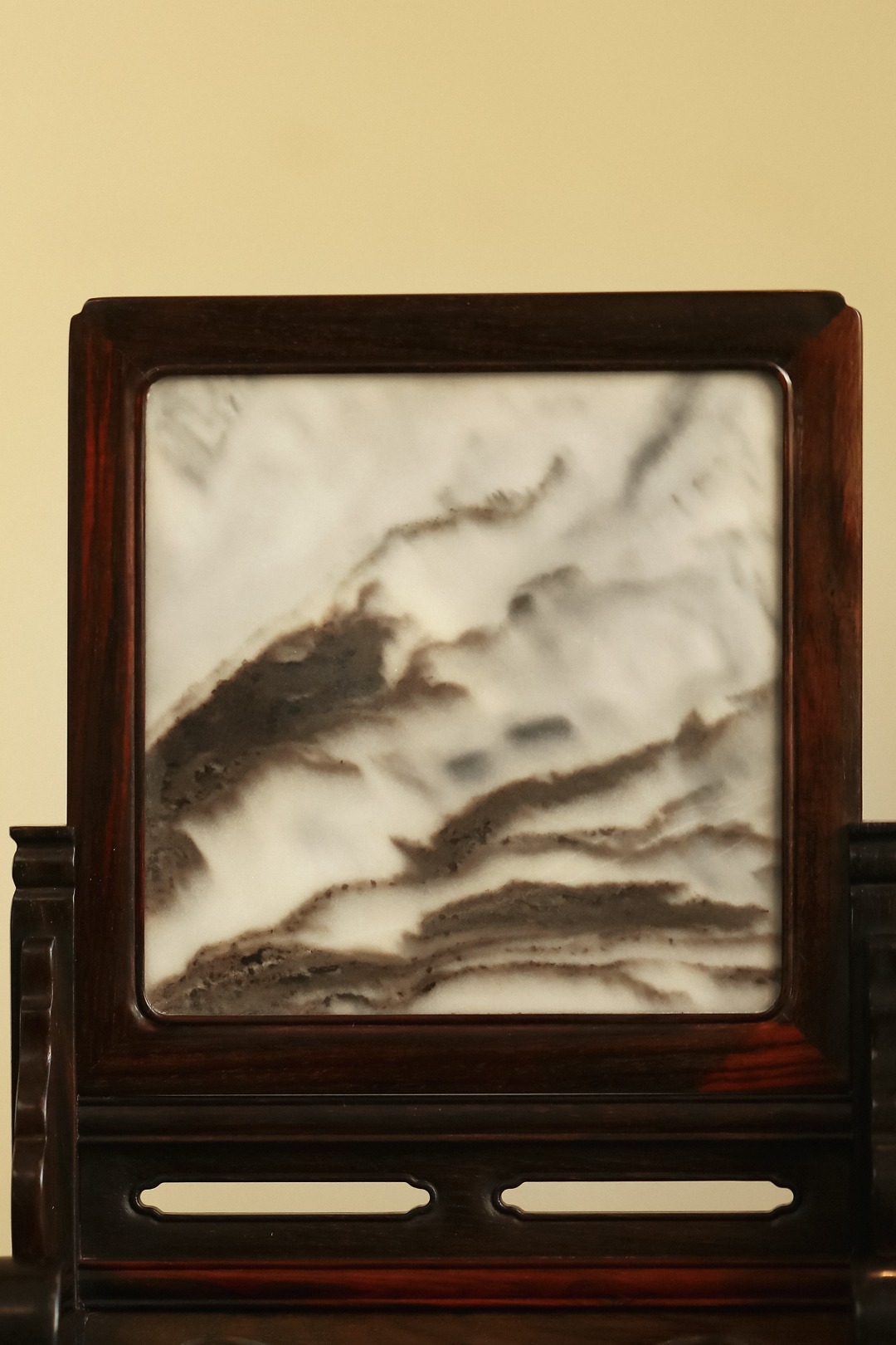 酸枝X云石 | 桌屏
