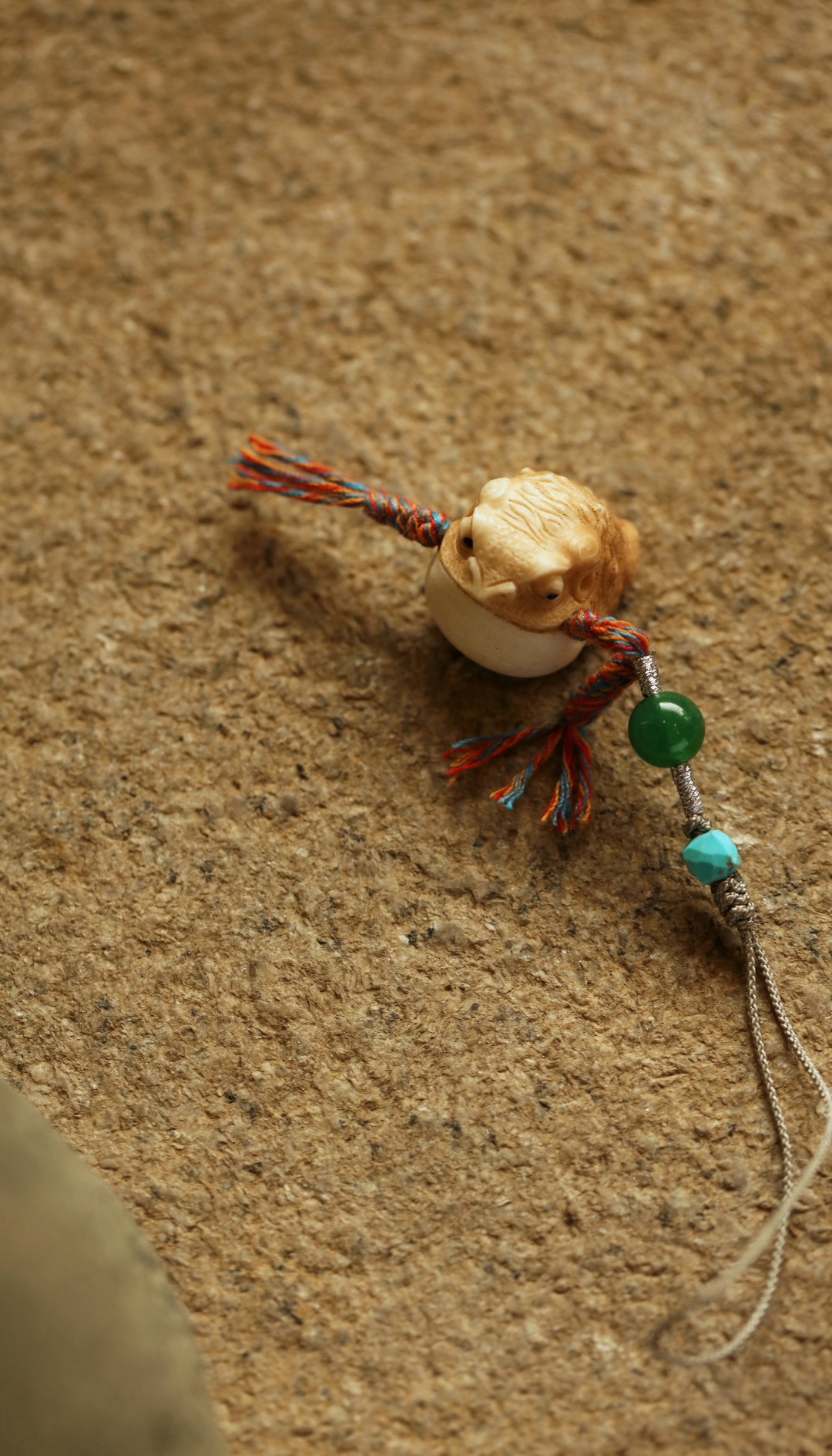 鹿角根付 | 招财金蟾 挂件