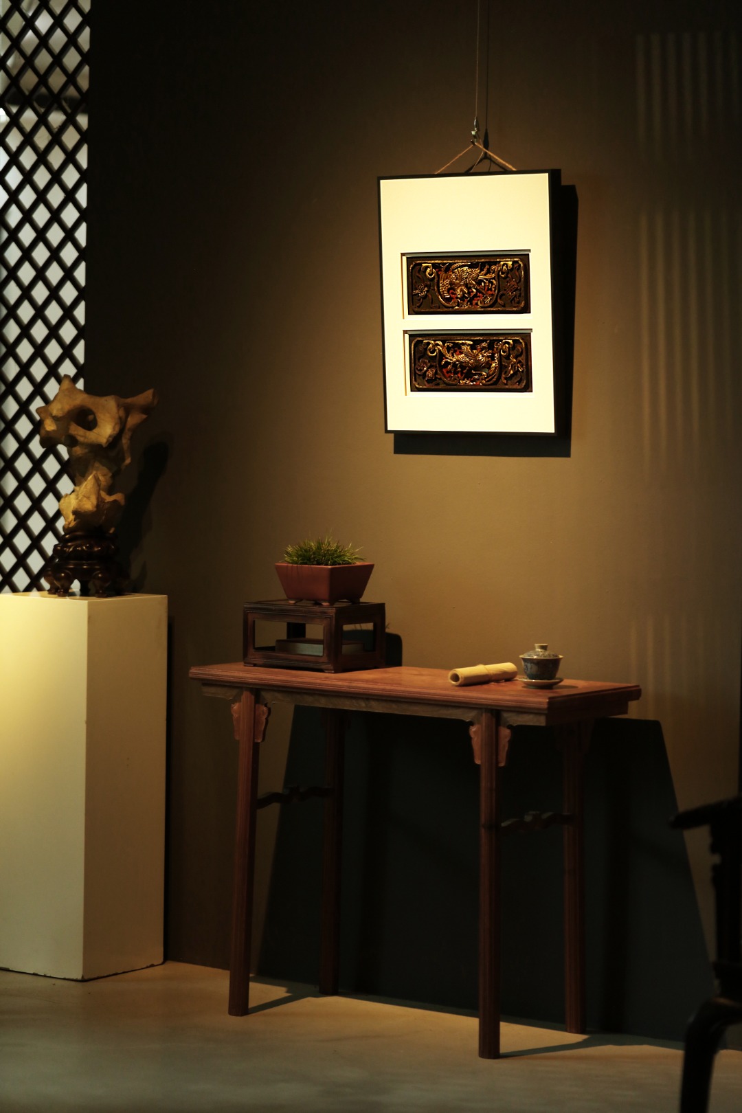 老花板 | 凤凰呈祥 · 挂屏