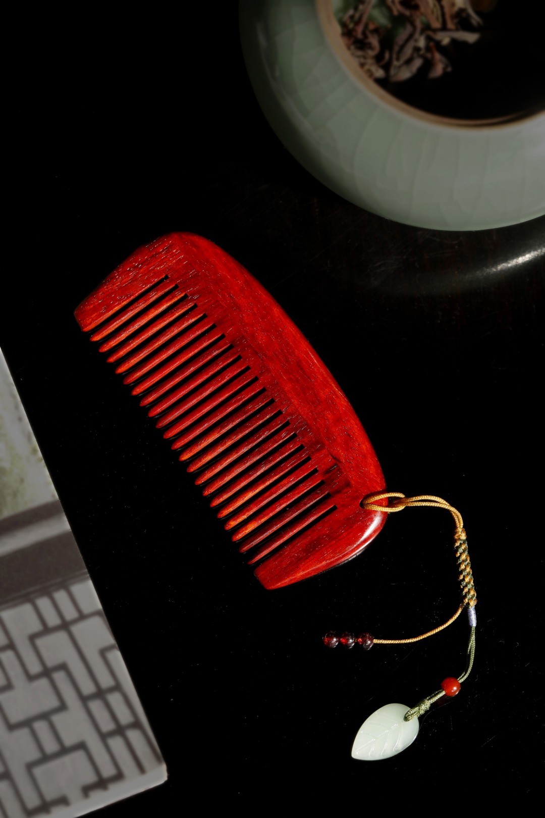 紫檀【衿生】木梳
