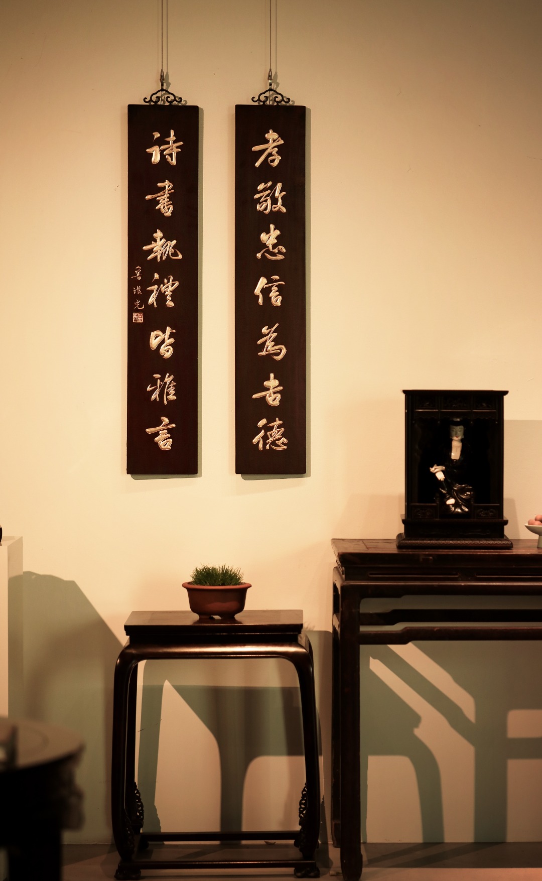 老楠木 | 七言对联
