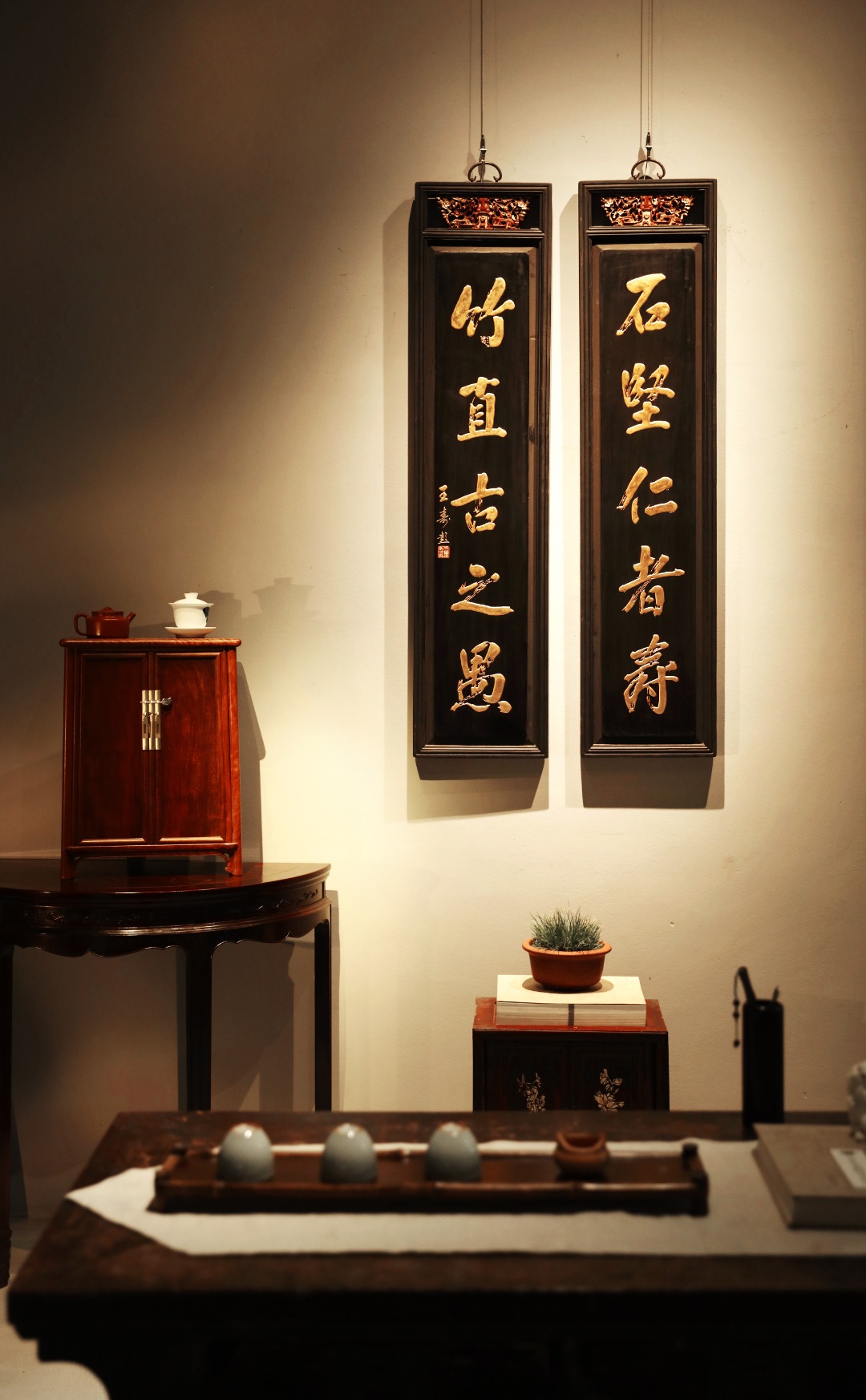 老楠木 | 五言对联
