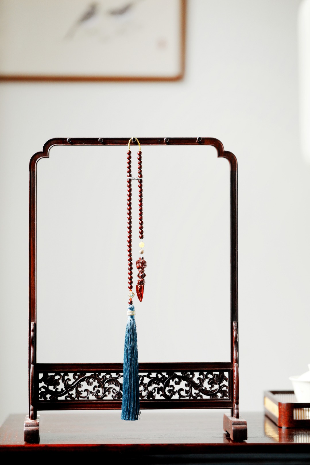 紫檀【金刚杵】挂件
