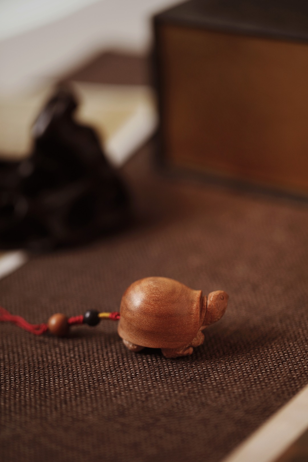 老山檀香【小福龟】挂件
