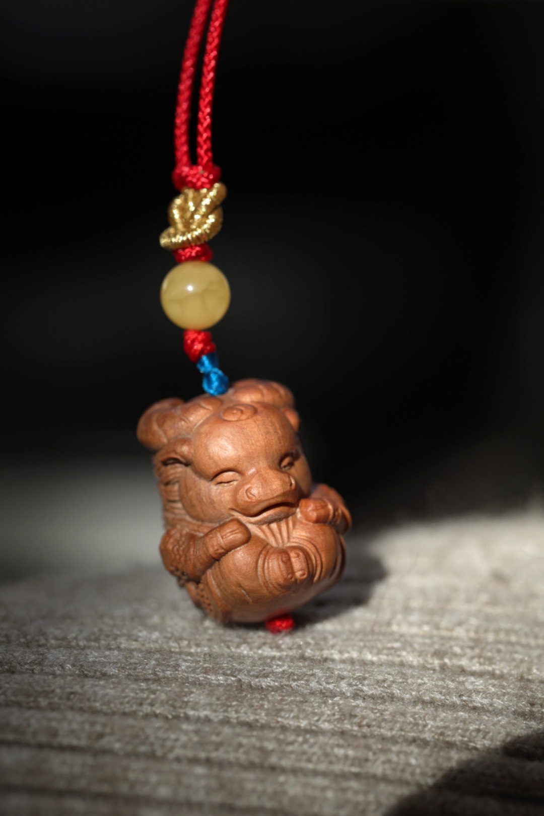 老山檀香【萌萌牛】吊坠
