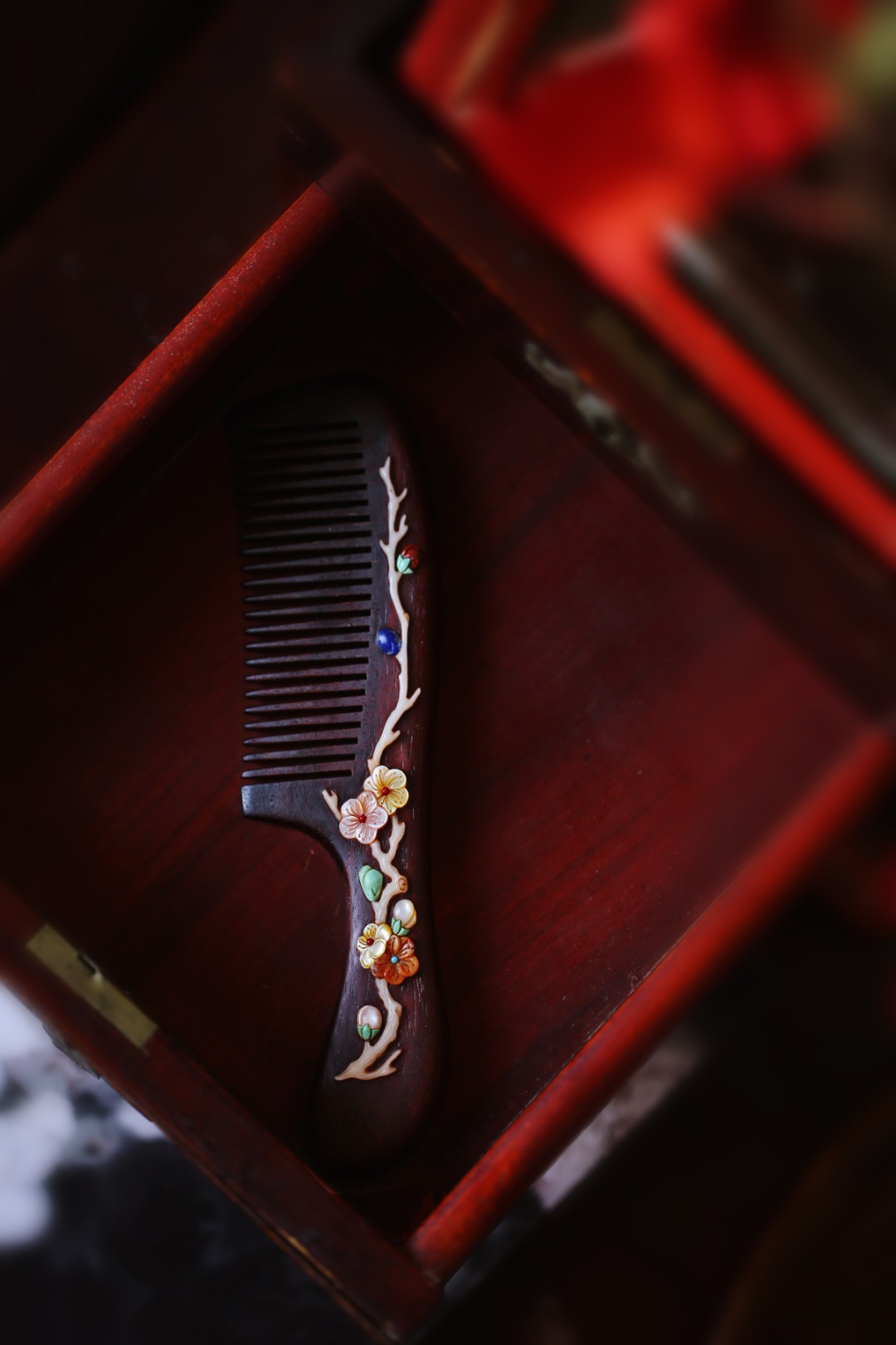 【暗香疏影】木梳
