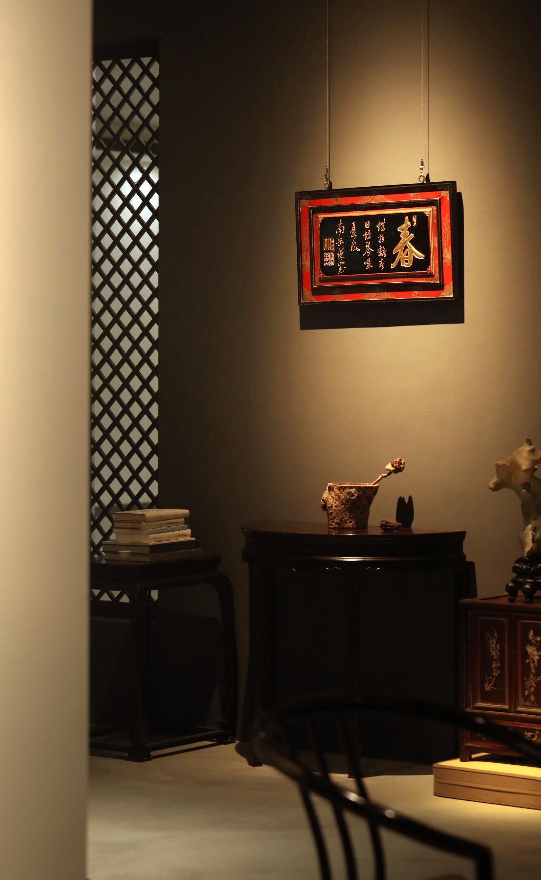 老楠木x描金｜春·挂屏
