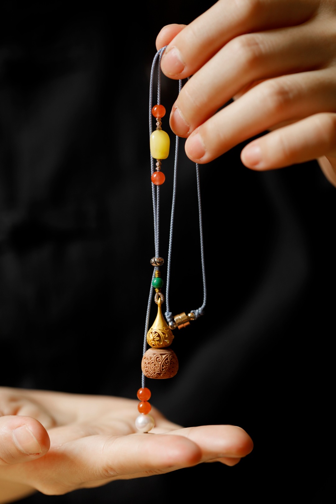 老山檀香【惜福】吊坠
