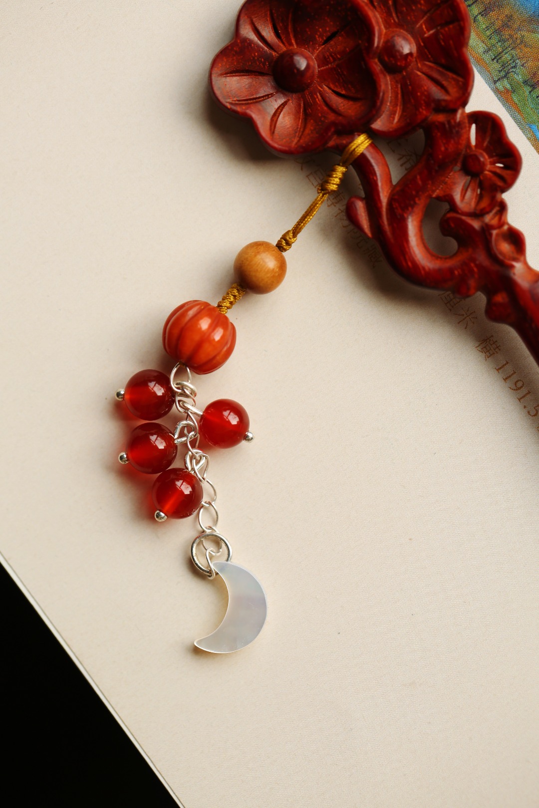 小叶紫檀【桃夭】发簪
