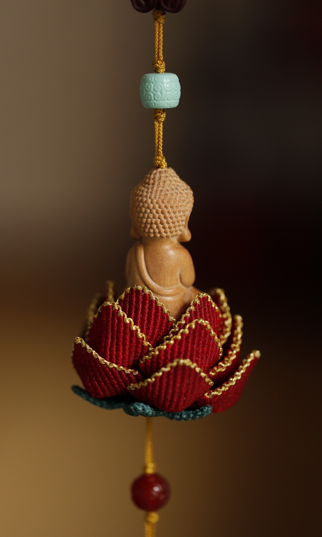 老山檀香  莲花佛 · 车挂
