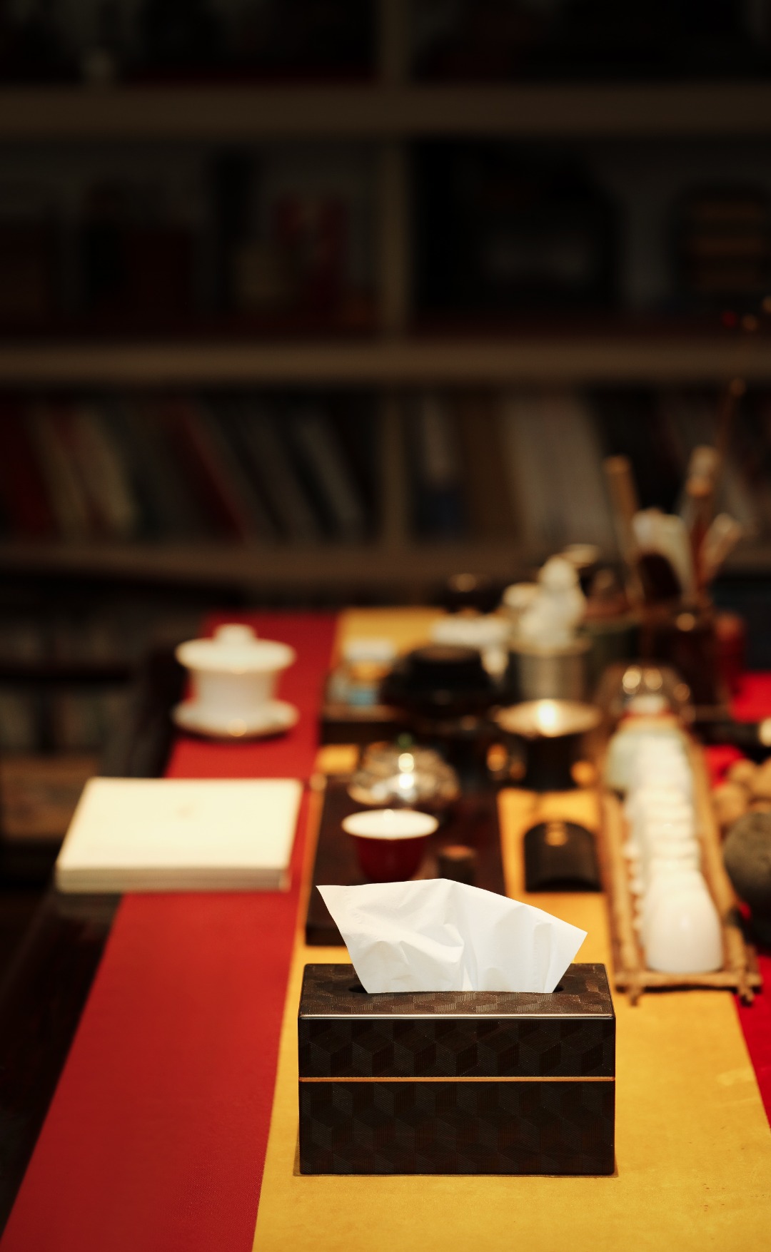 紫檀【富贵太平】纸巾盒


