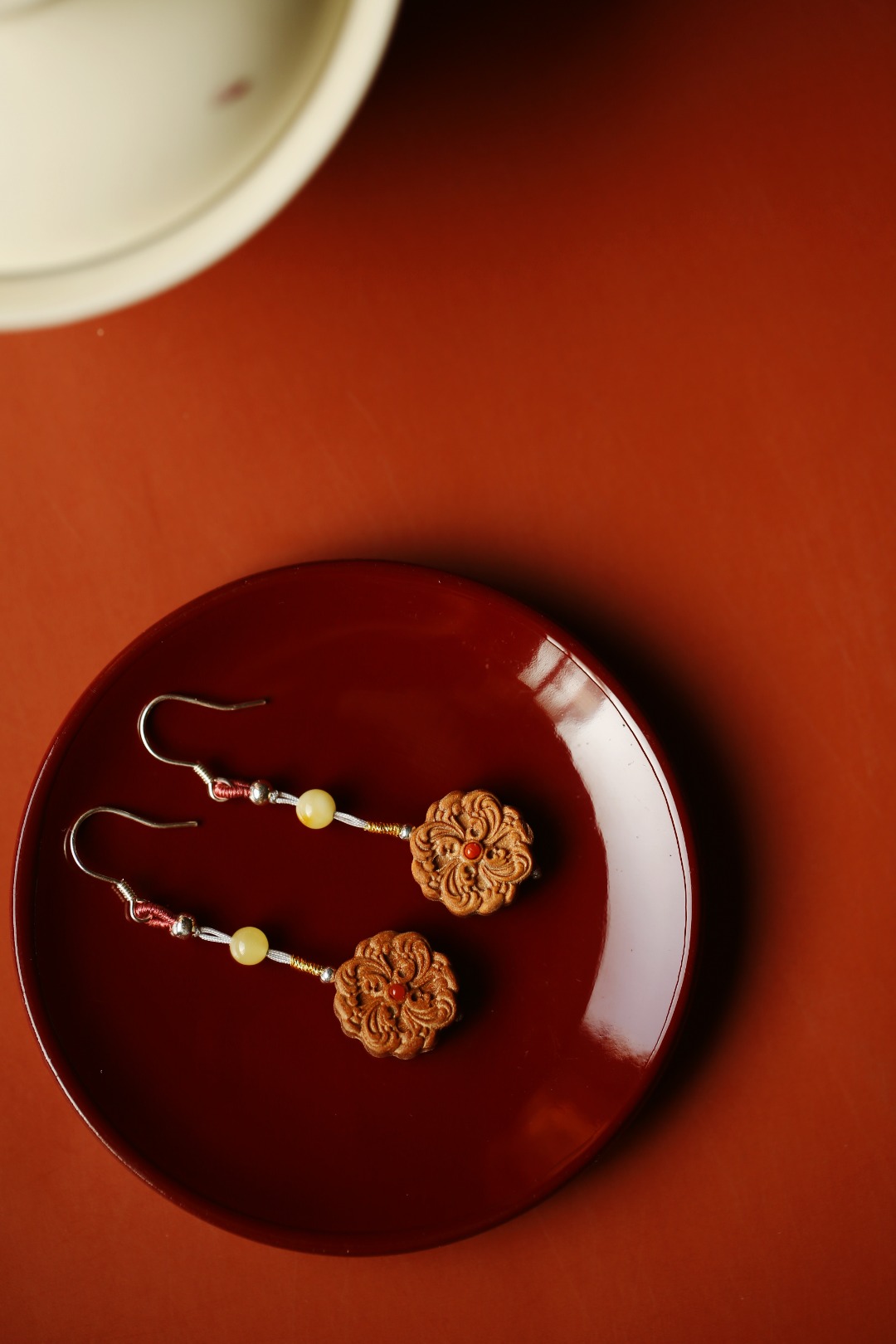 老山檀香【乐云】耳坠
