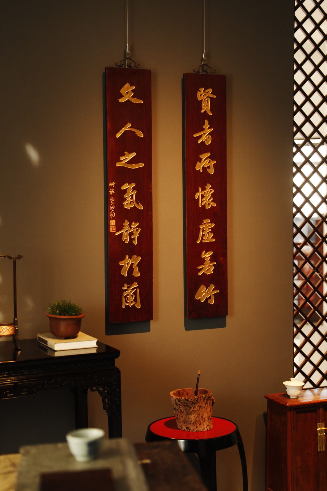 楠木 老物件 | 对联
