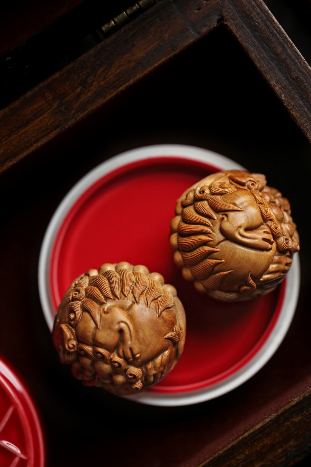 老山檀香【貔貅】保健球
