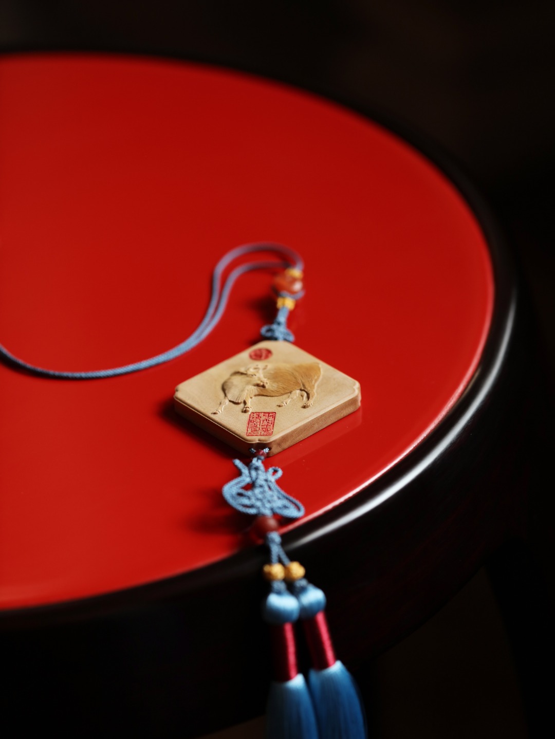 老山【福牛】挂件
