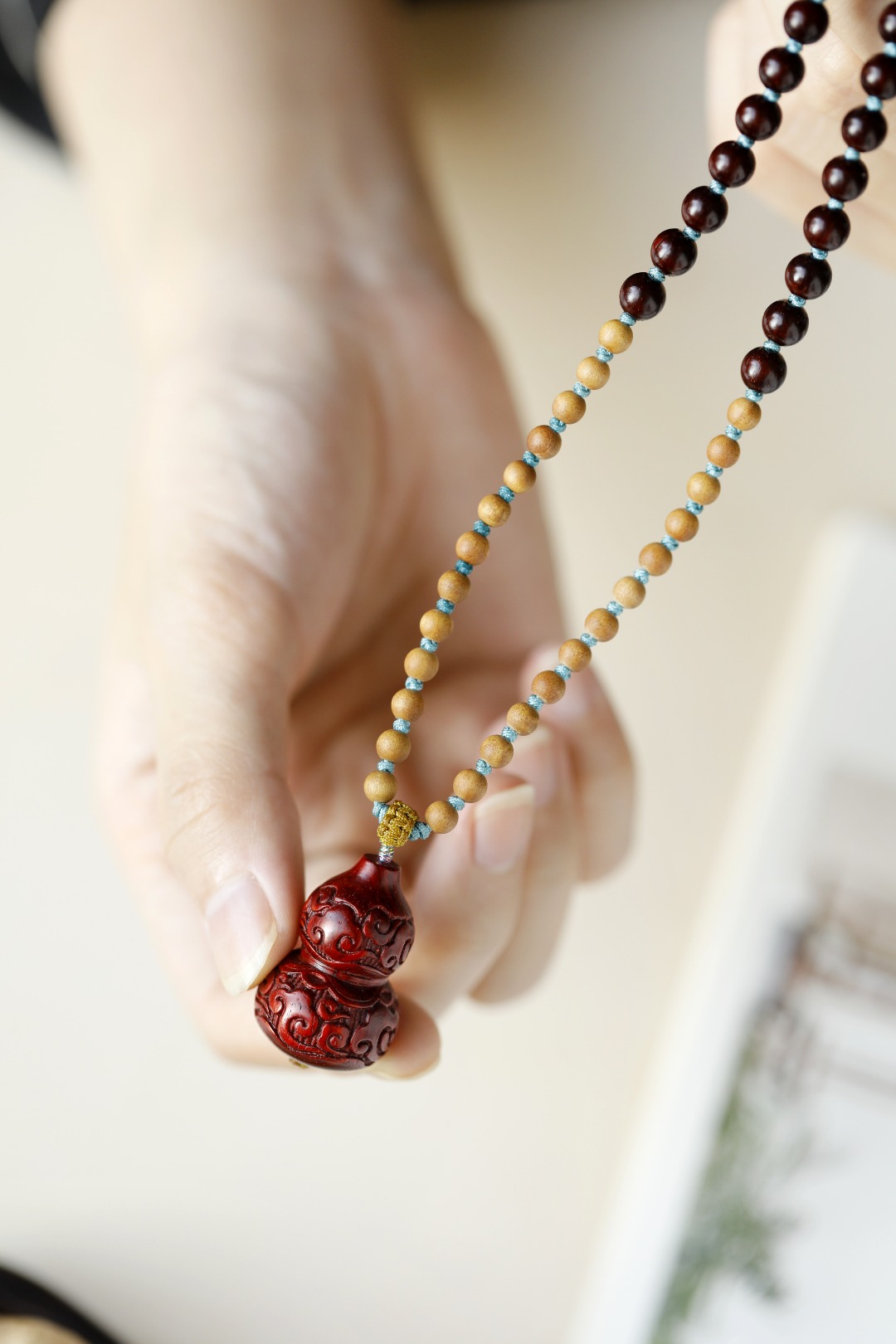 紫檀 原创【芙怡】6mm 76颗项链
