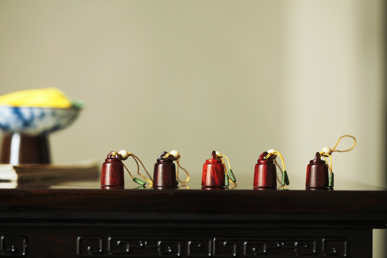 小叶紫檀【称心如意 ·印章】挂件
