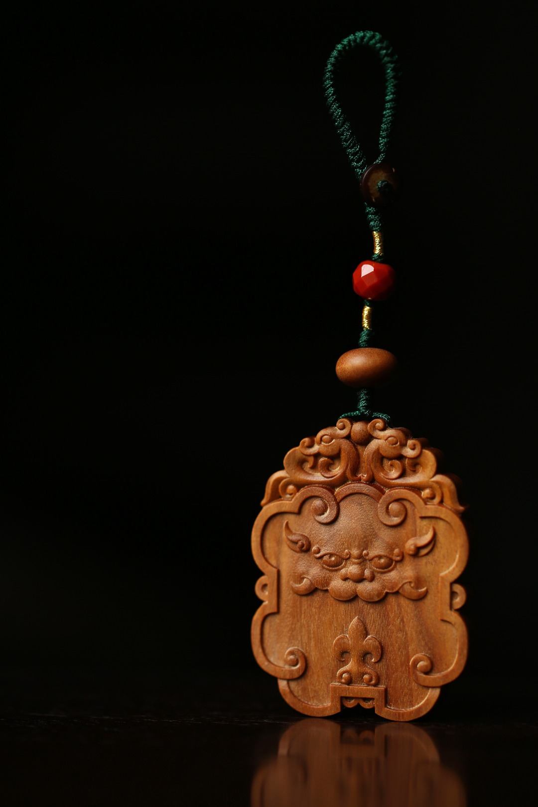 老山檀香【吉祥如意】钥匙扣
