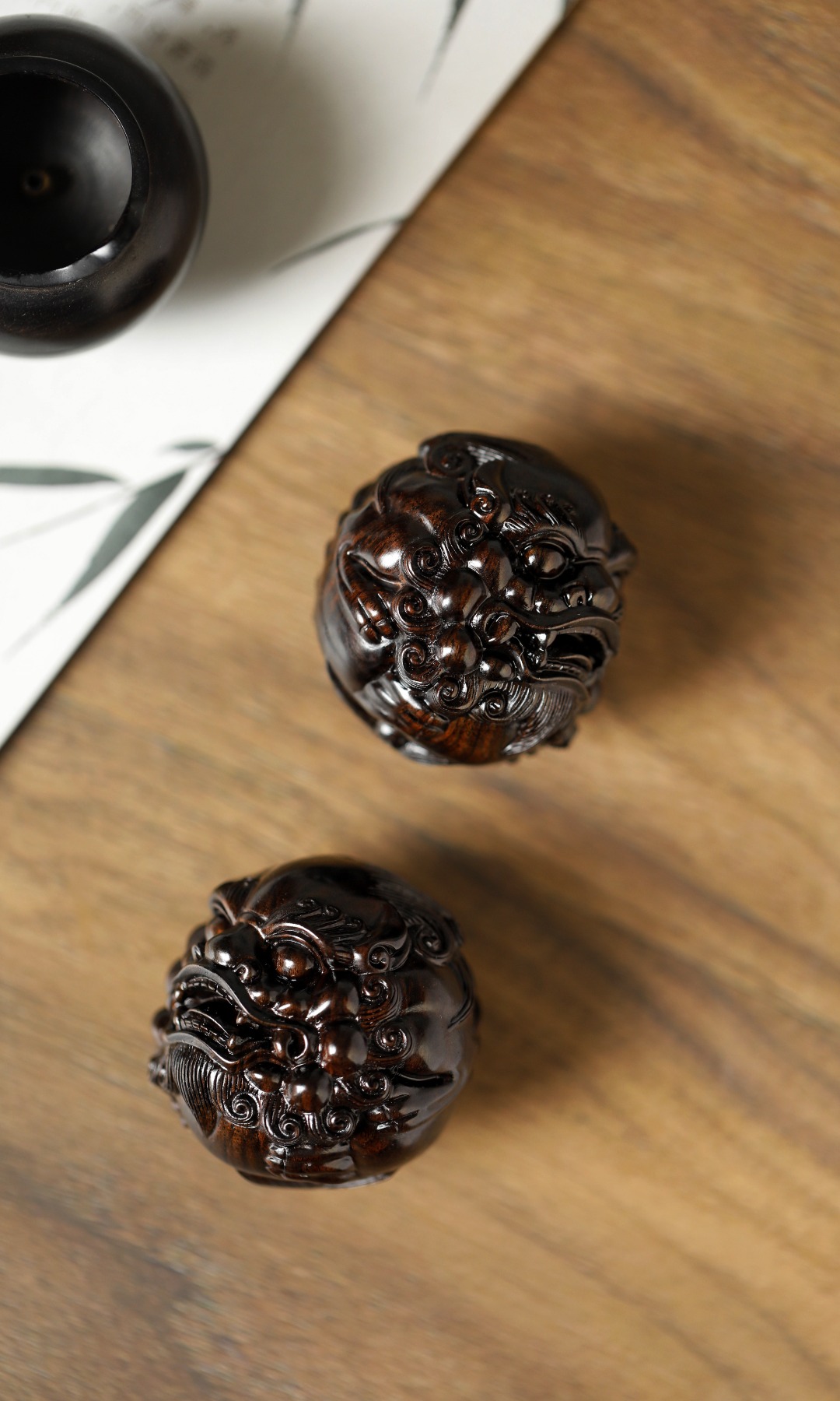 紫光檀【貔貅】保健球 

