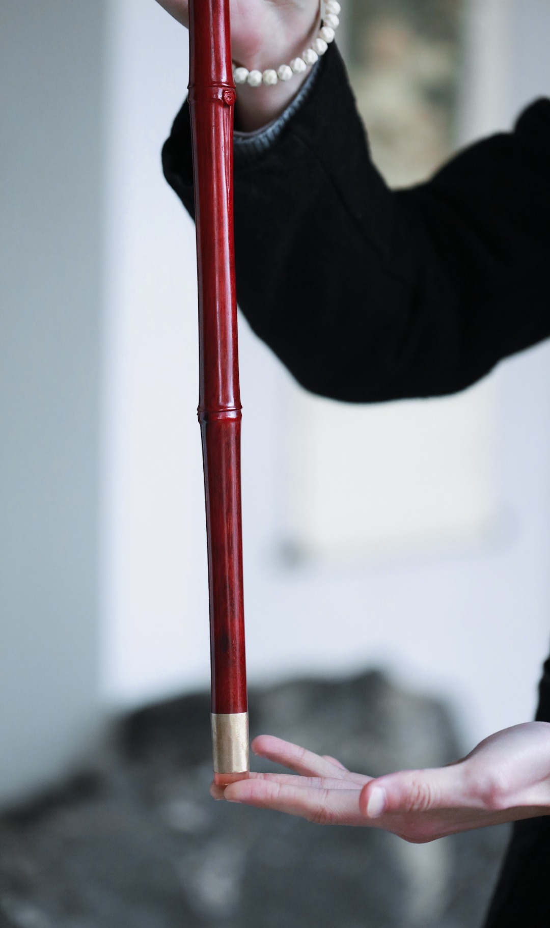 小叶紫檀 | 竹节手杖
