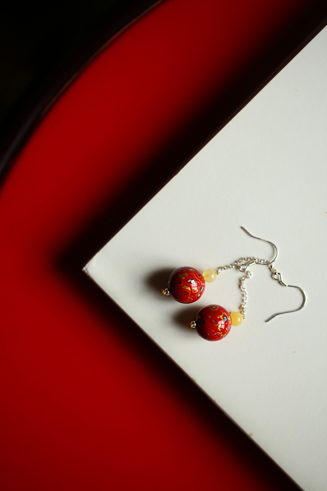 大漆【姝怡】耳坠
