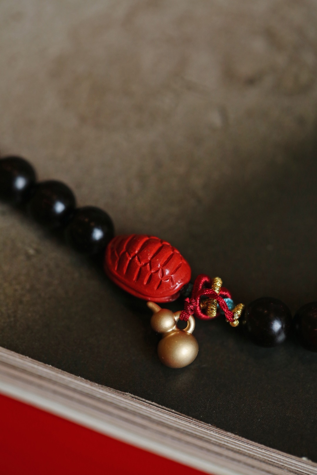 小叶紫檀原创珠艺【音淇】8mm38颗
