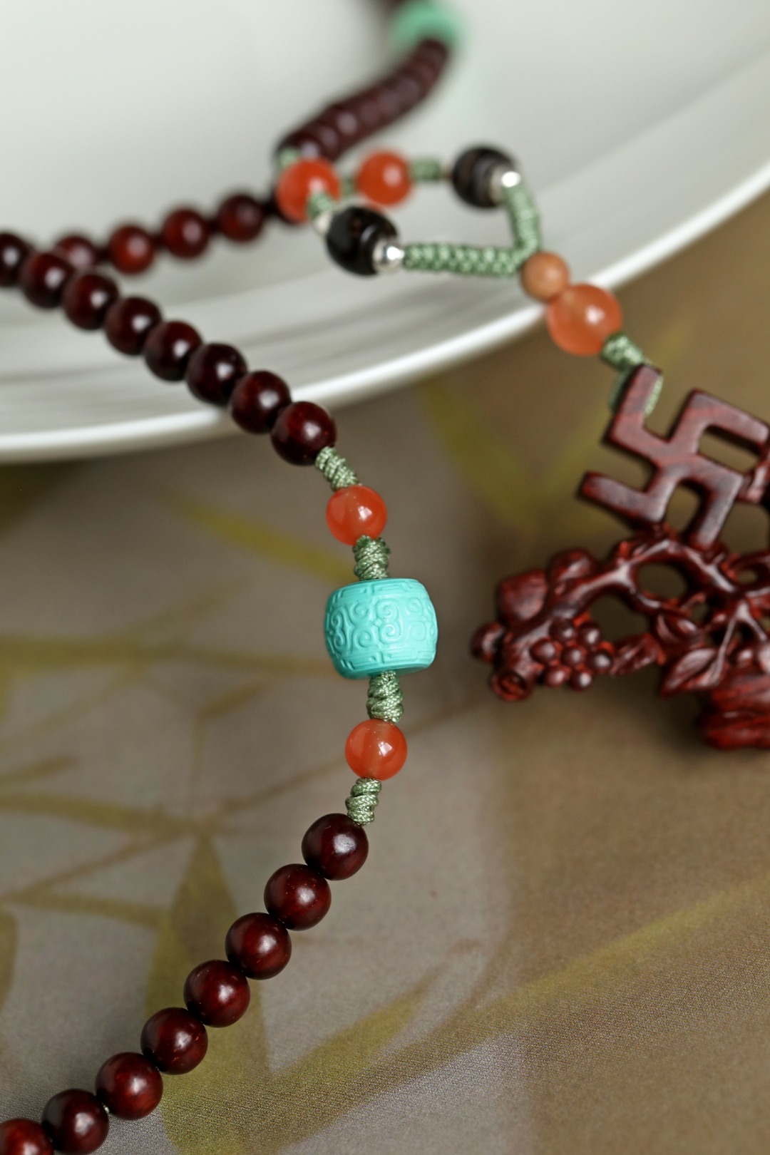 小叶紫檀【余硕】5mm108颗
