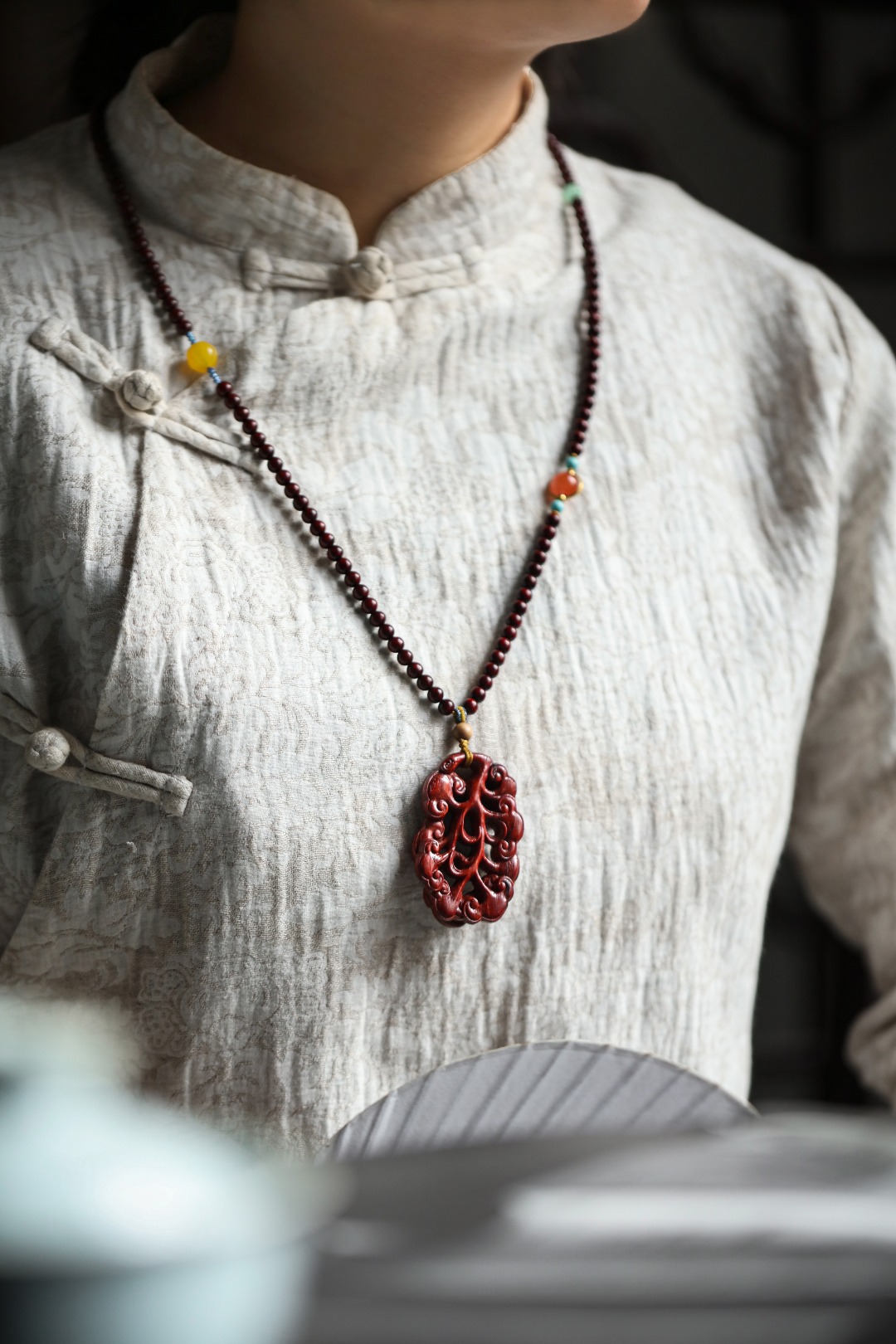 小叶紫檀原创【雅楠】5mm*130颗


