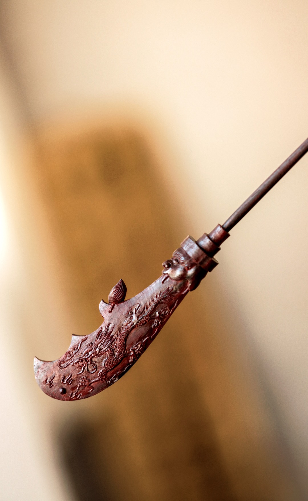 小叶紫檀 | 横刀关公
