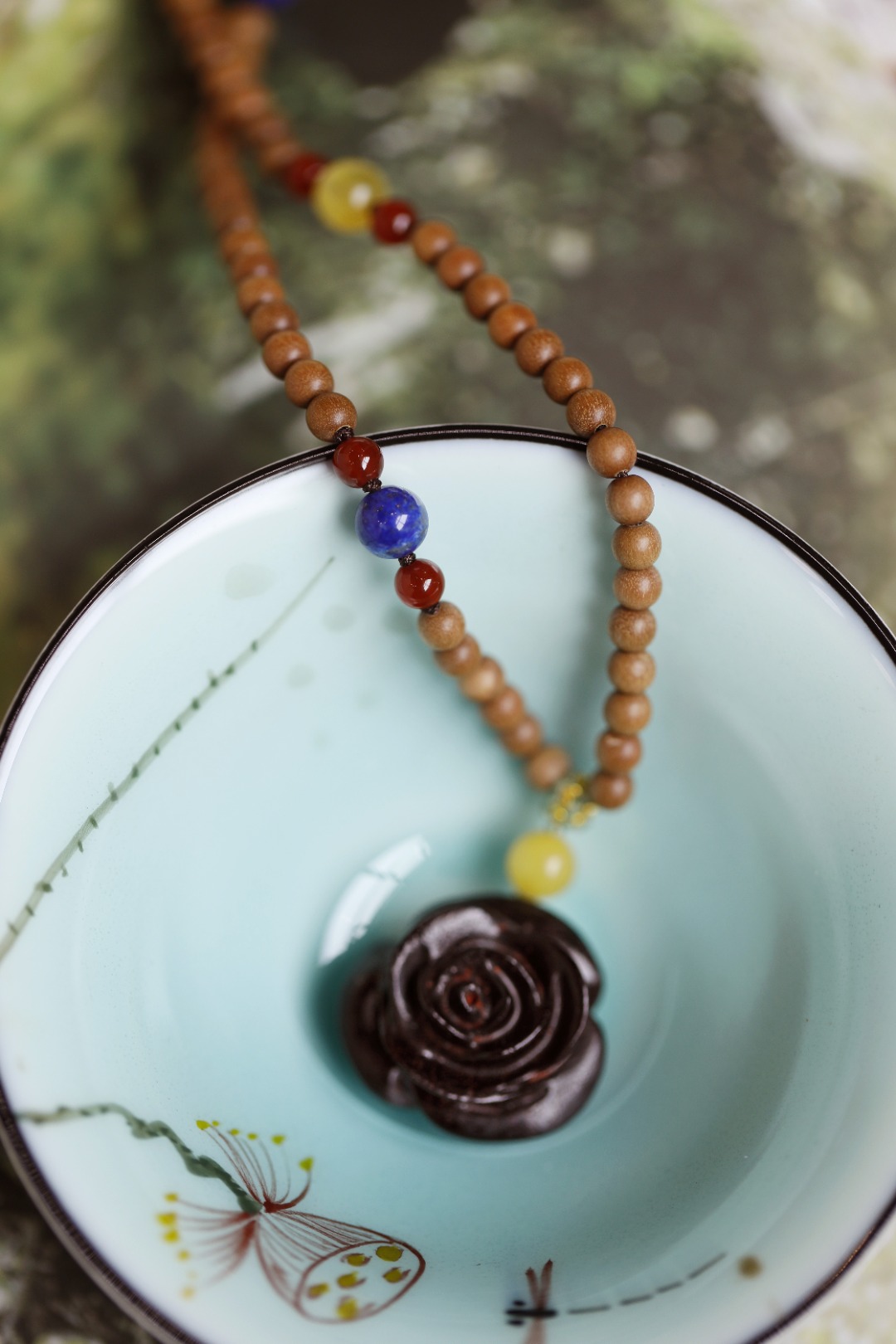 老山檀香 原创【菀颜】项链 4mm 120颗
