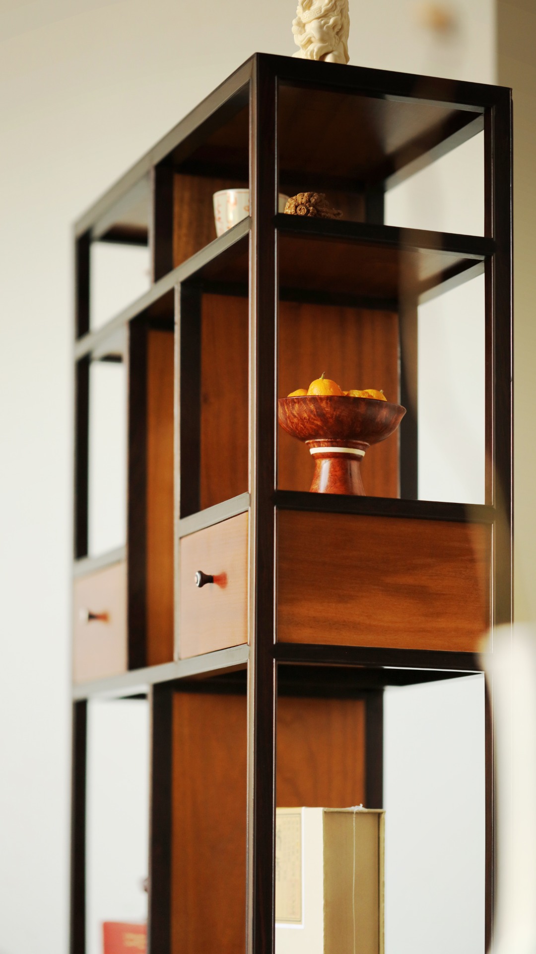 紫光檀x金丝楠 【亭轩】置物架
