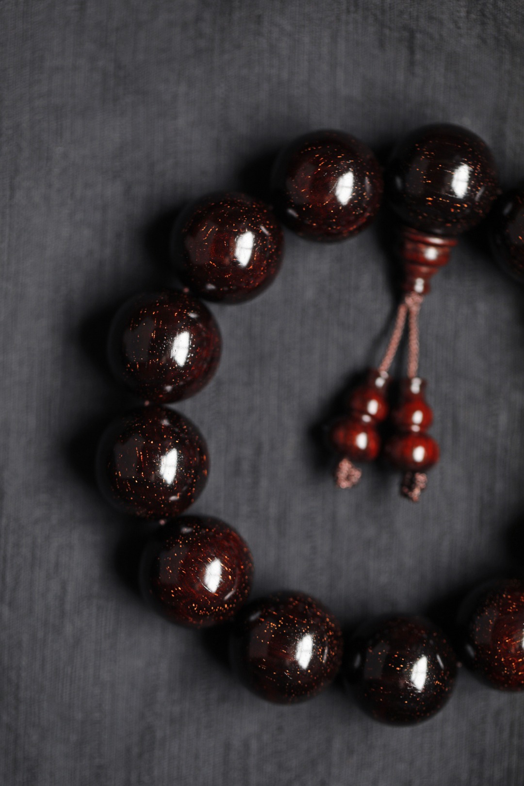 3634 小叶紫檀 1.8金星款 约53.2g