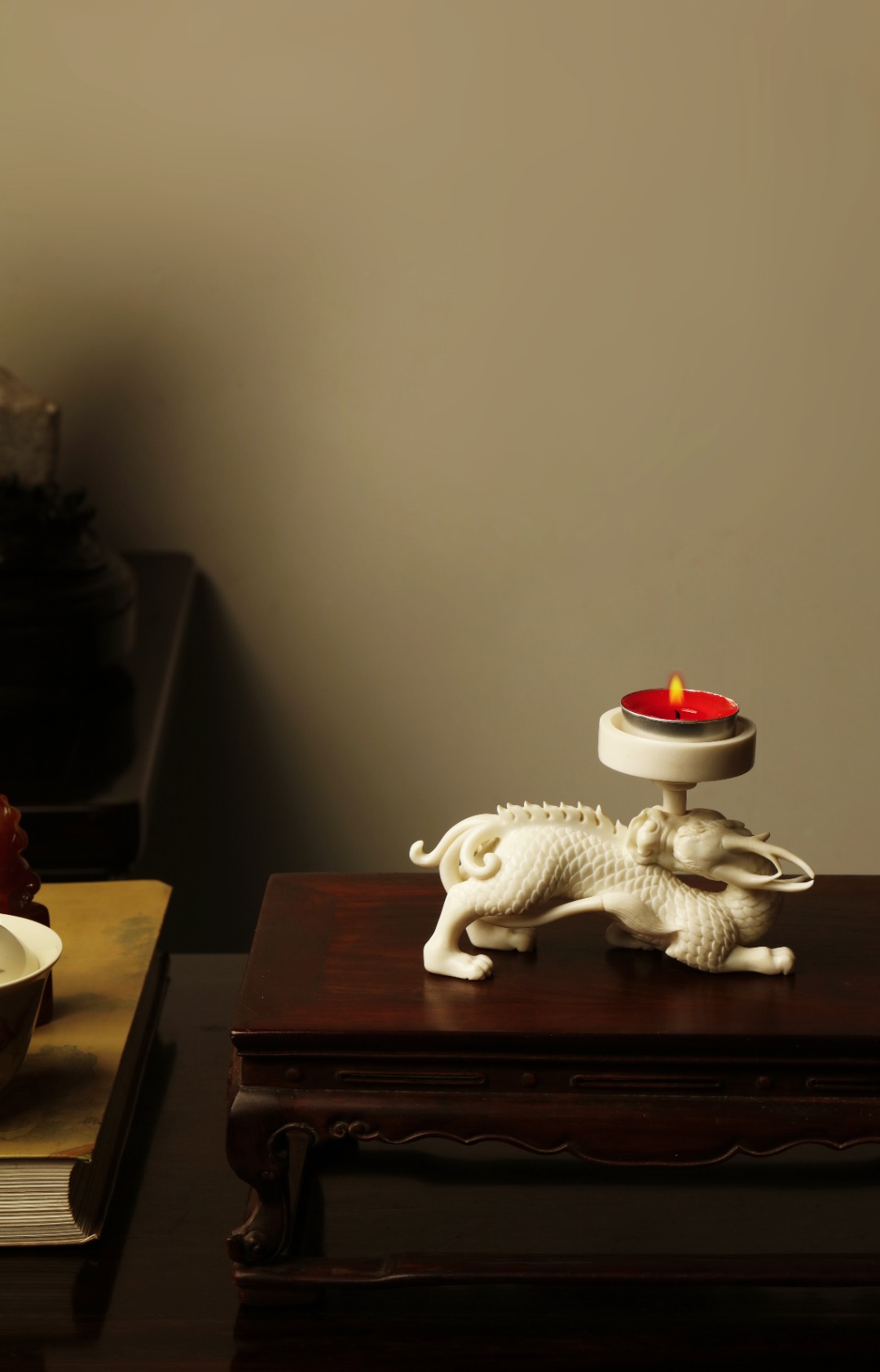 鹿角 | 狻猊烛台

