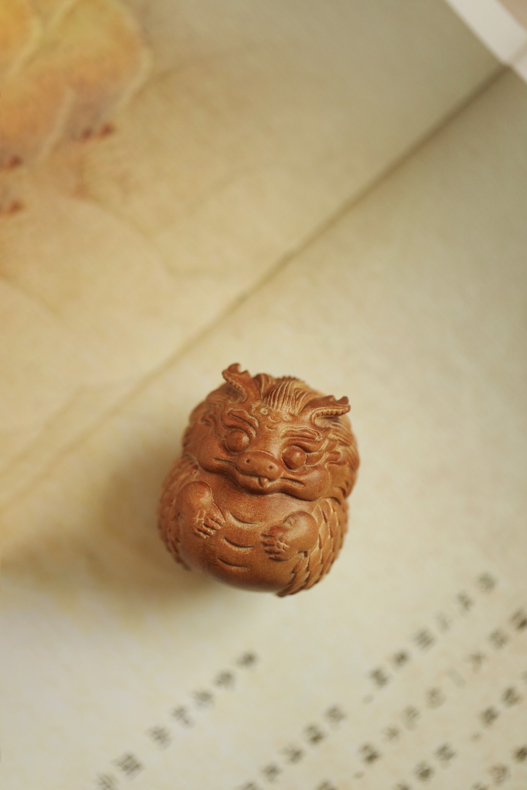 老山檀香【龙宝宝】摆件
