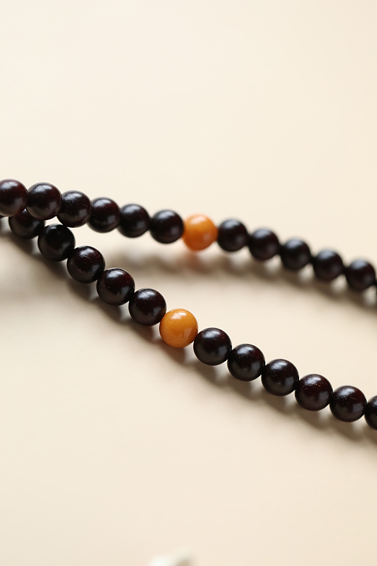 紫檀｜莲蓬 8mm*40颗手链
