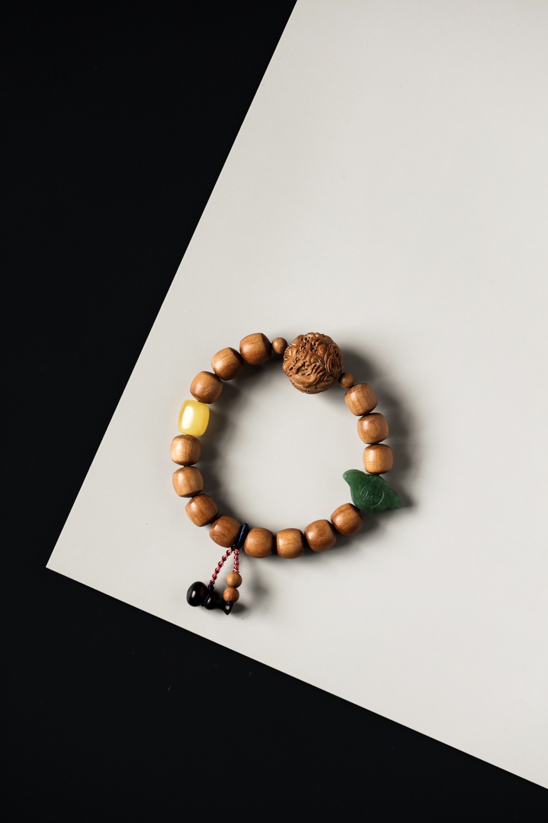 老山檀香原创【荣归】10*10mm14颗
