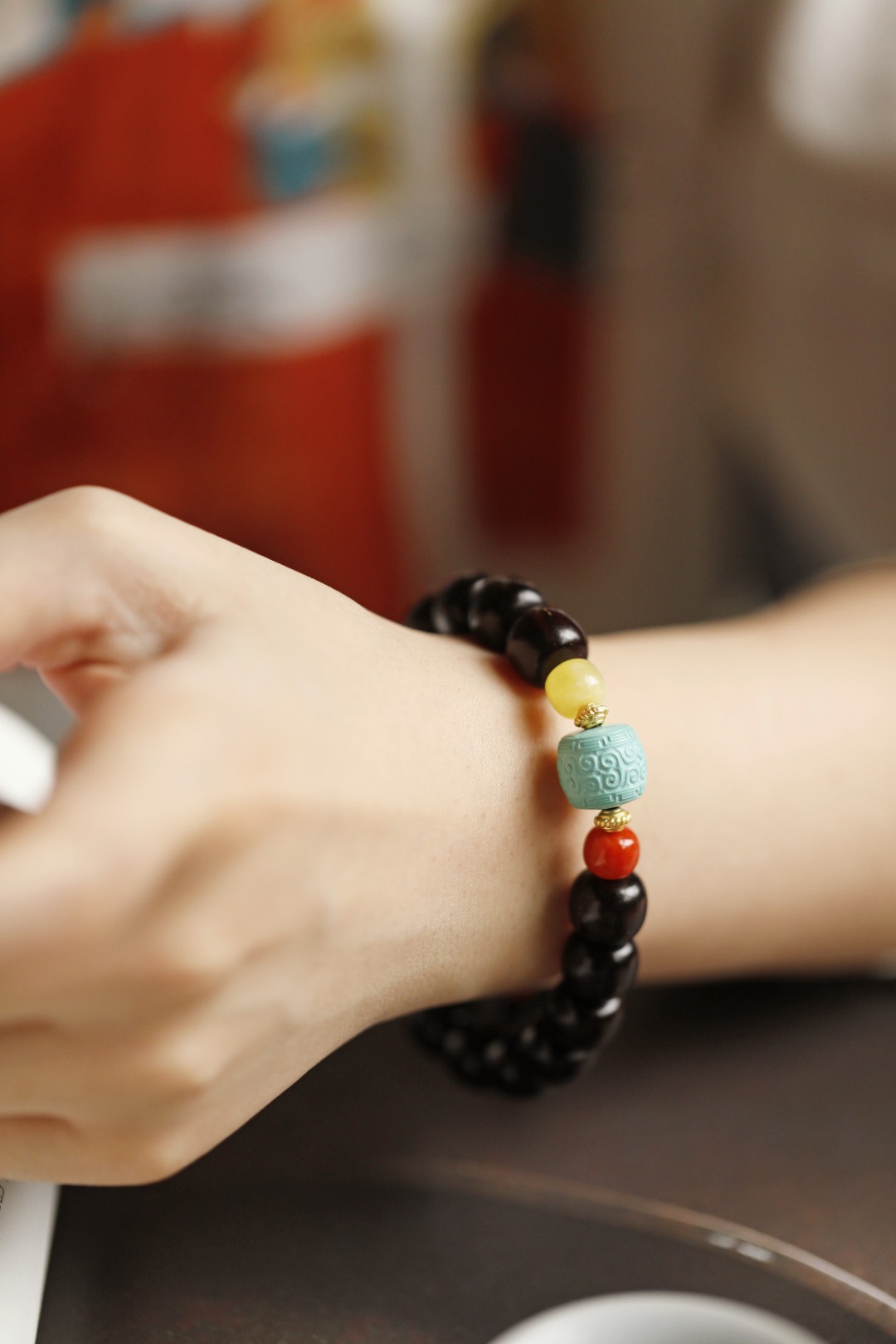 紫檀 原创【云贞】10x11mm 
