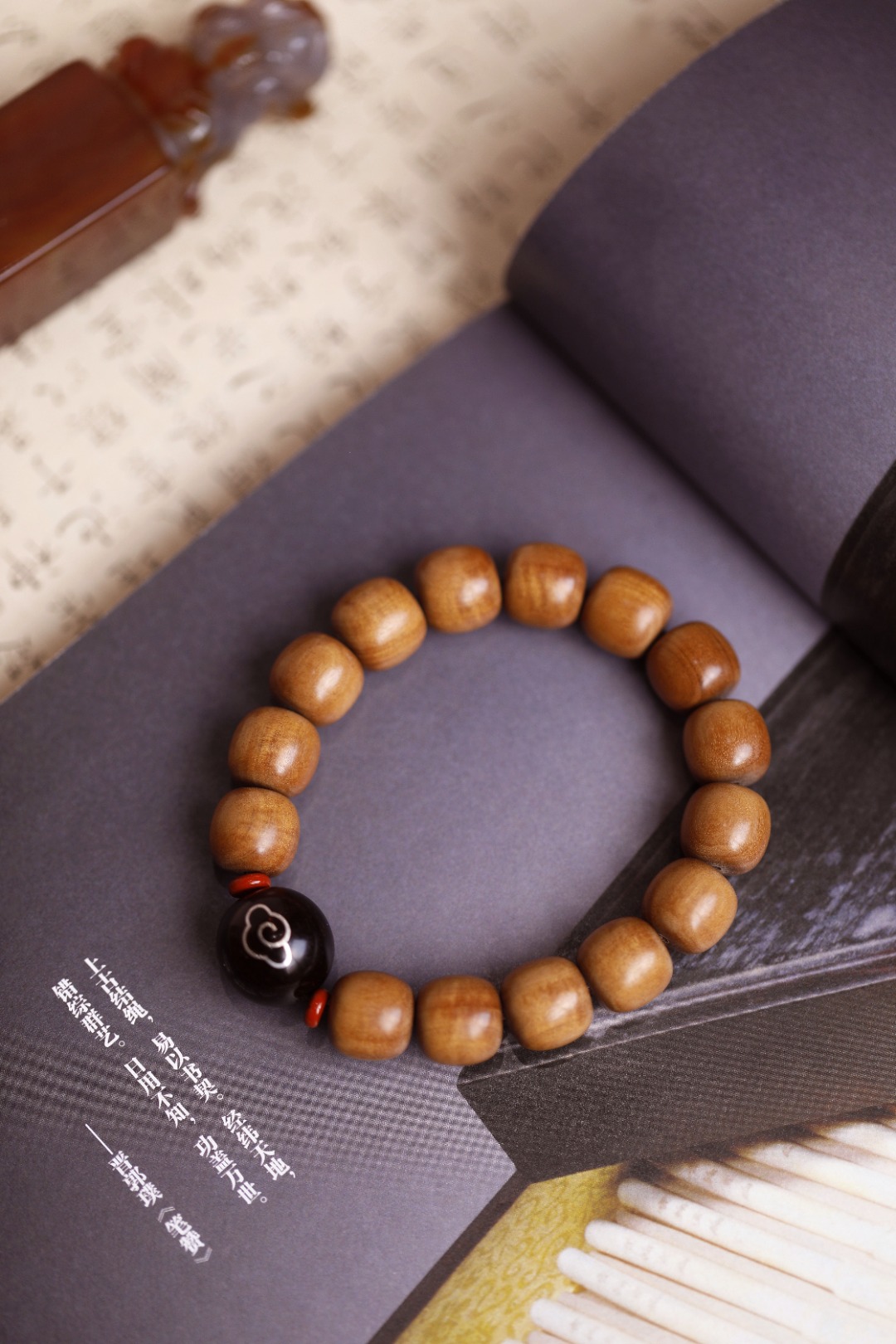 老山檀香 原创【鸿清】13x14mm 15颗
