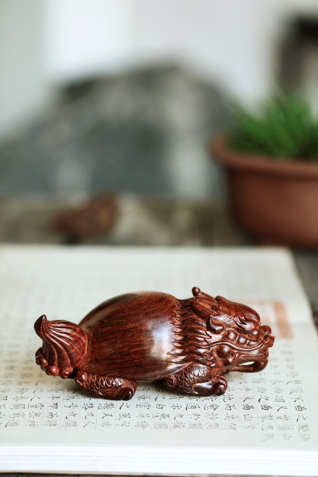 海黄【龙龟】摆件
