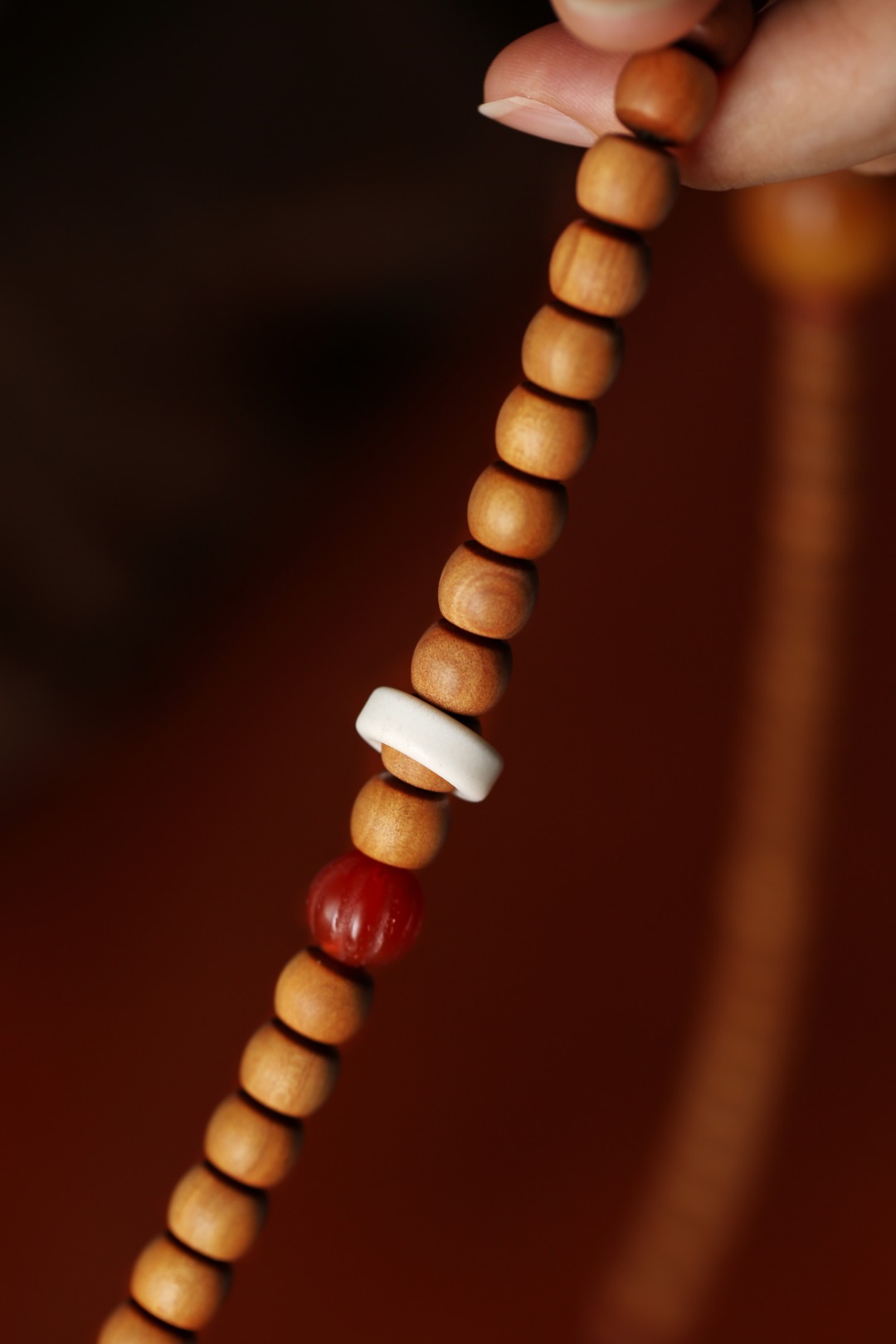 老山檀香原创【珺晗】7*8mm108颗
