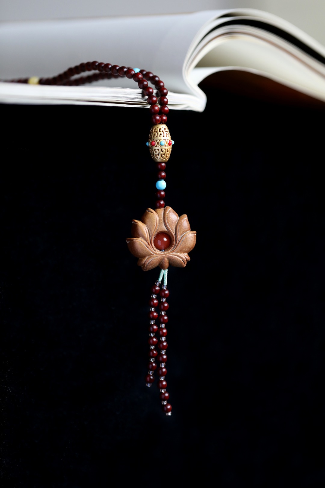 小叶紫檀原创【安茹】项坠
