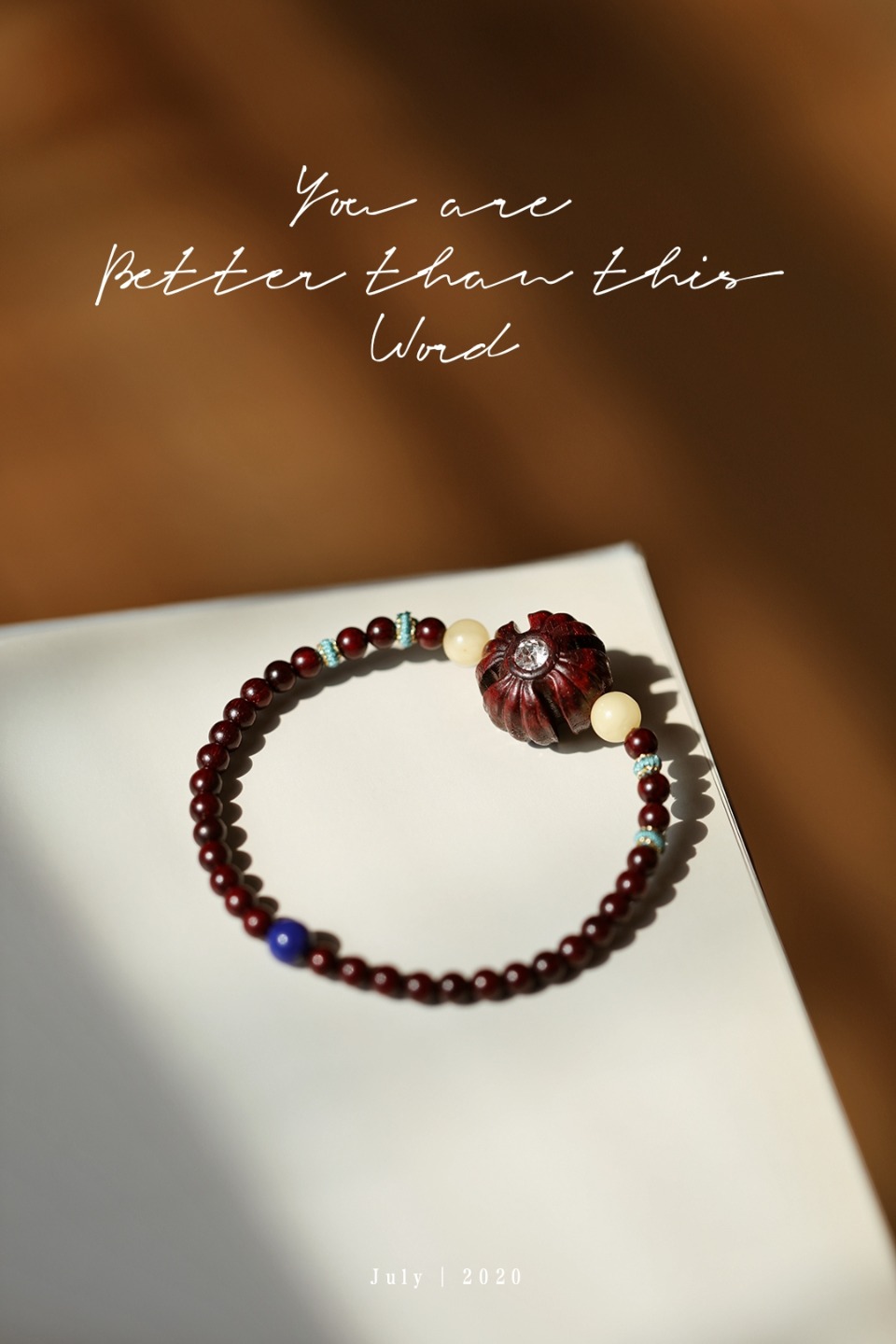 原创珠艺【星鸢】4mm32颗女士手链
